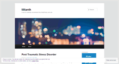 Desktop Screenshot of lillianth.wordpress.com