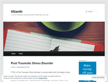 Tablet Screenshot of lillianth.wordpress.com
