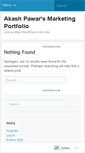 Mobile Screenshot of akashpawar.wordpress.com