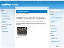 Tablet Screenshot of hajijepang.wordpress.com
