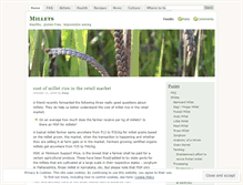 Tablet Screenshot of millets.wordpress.com