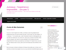 Tablet Screenshot of jumeauxlexperienceimpossible.wordpress.com