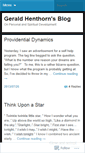 Mobile Screenshot of geraldhenthorn.wordpress.com