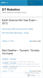 Mobile Screenshot of dtrobotics.wordpress.com