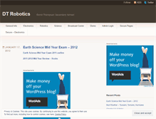 Tablet Screenshot of dtrobotics.wordpress.com
