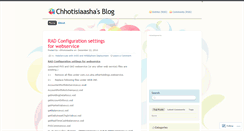 Desktop Screenshot of chhotisiaasha.wordpress.com