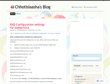 Tablet Screenshot of chhotisiaasha.wordpress.com