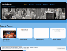 Tablet Screenshot of hotelierxp.wordpress.com