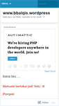 Mobile Screenshot of bbalqis.wordpress.com