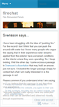 Mobile Screenshot of firechat.wordpress.com