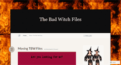 Desktop Screenshot of abadwitch.wordpress.com