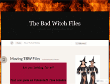 Tablet Screenshot of abadwitch.wordpress.com