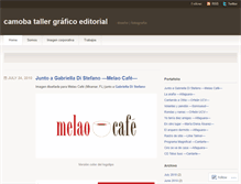 Tablet Screenshot of camoba.wordpress.com