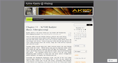 Desktop Screenshot of akasmy.wordpress.com