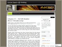 Tablet Screenshot of akasmy.wordpress.com