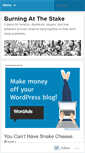 Mobile Screenshot of burningatthestake.wordpress.com