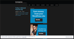 Desktop Screenshot of keresspices.wordpress.com