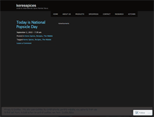 Tablet Screenshot of keresspices.wordpress.com