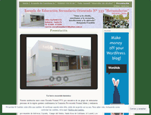 Tablet Screenshot of escuela333.wordpress.com