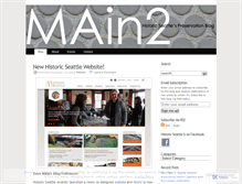 Tablet Screenshot of main2seattle.wordpress.com