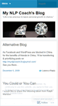 Mobile Screenshot of mynlpcoach.wordpress.com