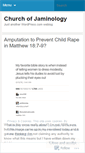 Mobile Screenshot of jaminism.wordpress.com