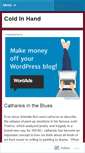 Mobile Screenshot of coldinhand.wordpress.com