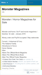 Mobile Screenshot of monstermags.wordpress.com