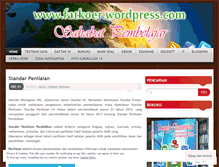 Tablet Screenshot of fatkoer.wordpress.com