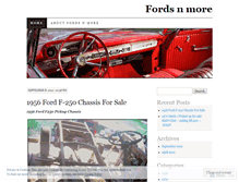 Tablet Screenshot of fordsnmore.wordpress.com