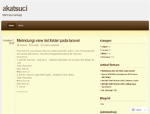 Tablet Screenshot of akatsuci.wordpress.com