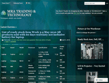 Tablet Screenshot of mratrading.wordpress.com