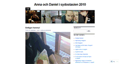 Desktop Screenshot of annaochdanielisydostasien2010.wordpress.com
