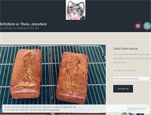Tablet Screenshot of kittyhere.wordpress.com