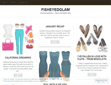 Tablet Screenshot of fisheyedglam.wordpress.com