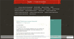 Desktop Screenshot of espanol50.wordpress.com