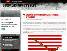 Tablet Screenshot of bbcoachsimonds.wordpress.com