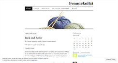 Desktop Screenshot of femmeknitzi.wordpress.com