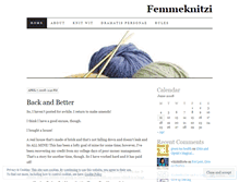 Tablet Screenshot of femmeknitzi.wordpress.com