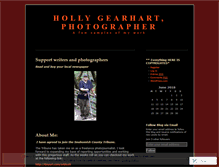 Tablet Screenshot of hollygearhartphotographer.wordpress.com