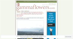 Desktop Screenshot of gammaflowers.wordpress.com