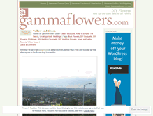 Tablet Screenshot of gammaflowers.wordpress.com