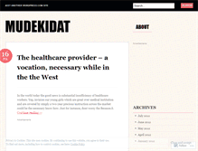 Tablet Screenshot of mudekidat.wordpress.com