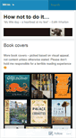 Mobile Screenshot of hownot2doit.wordpress.com