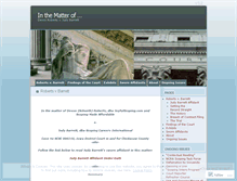 Tablet Screenshot of inthematterof.wordpress.com