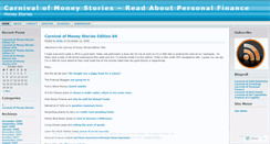 Desktop Screenshot of carnivalofmoneystories.wordpress.com