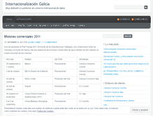 Tablet Screenshot of internacionalizaciongalicia.wordpress.com