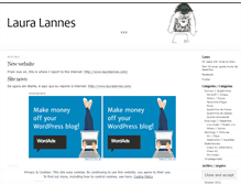 Tablet Screenshot of lauralannes.wordpress.com