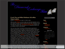 Tablet Screenshot of diamondexchangeteam.wordpress.com