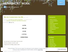 Tablet Screenshot of meaningatwork.wordpress.com
